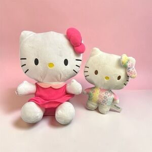 Hello Kitty Plush DUO - Pink Dress Plush NWOT